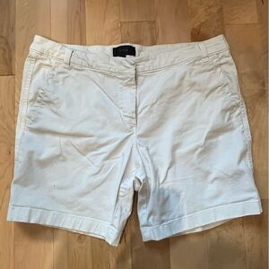 J. Crew Women’s Classic White Shorts size 14